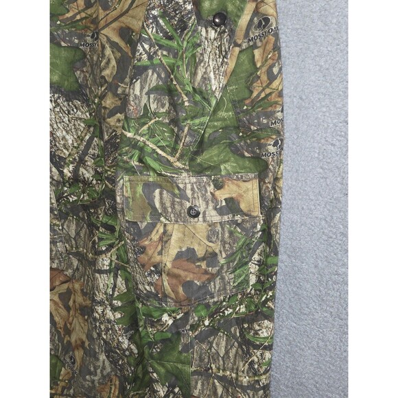 Mossy Oak Bib Overalls Mens 2XL Camo Explorer Hunting Cargo Adjustable Outdoors - Picture 6 of 11